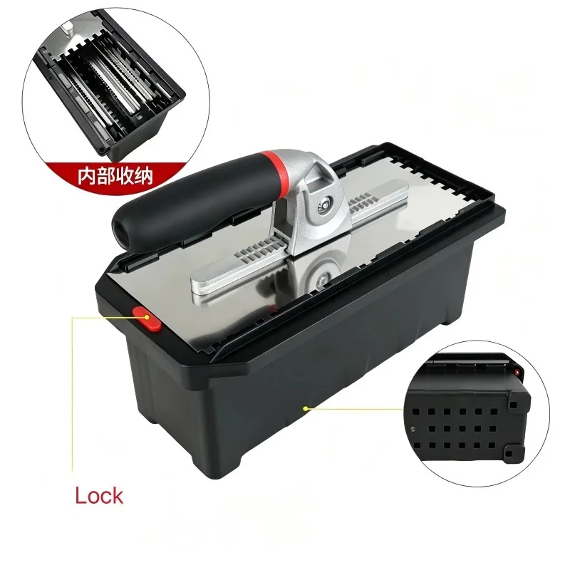 Stainless Steel Masonry Tool Set: Brick Cutter, Plaster Trowel, Ergonomic Handle
