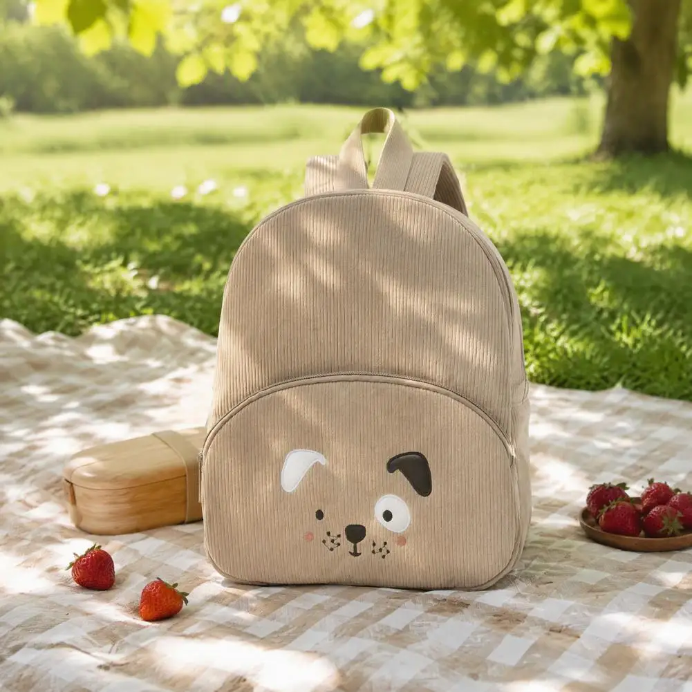 Soft Plush Toddler Daypack Cute Bear Backpack for Kids Kids Bear Backpack for Toddlers Corduroy 3d Bear Preschool for Boys