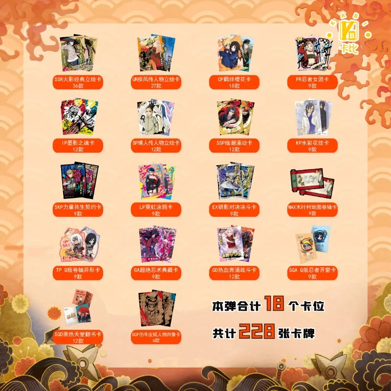 New Naruto Card Uzumaki Naruto Sakura Sasuke Uchiha Itachi SKP Cards Anime Peripheral Heritage Collection Card Kids Toys Gifts