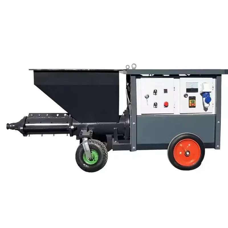 380V Electric High Pressure Spraying Machine for Multifunctional Coating Cement Mortar Grouting Putty Stone Paint and Plaster