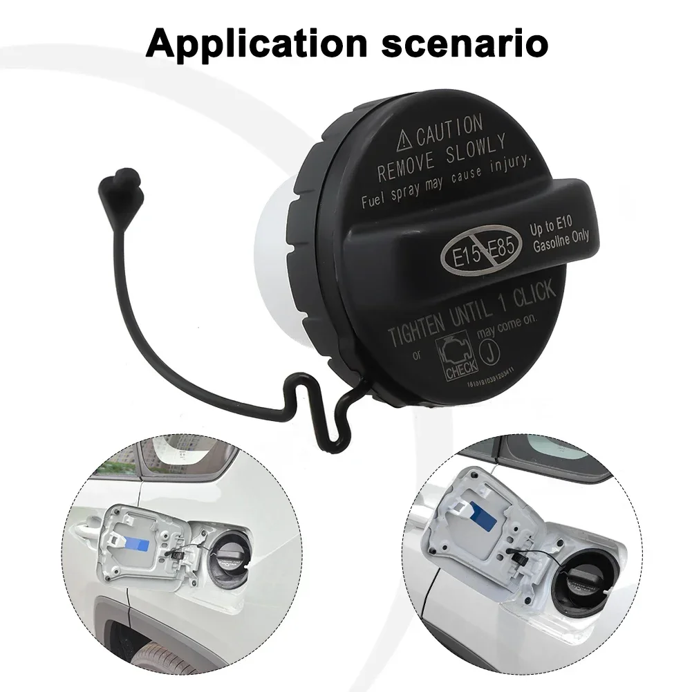 77300-06040 tapa de tanque de combustible tapa de tanque de combustible para Toyota tapa de tanque de combustible estilo roscado accesorios de repuesto de coche negro