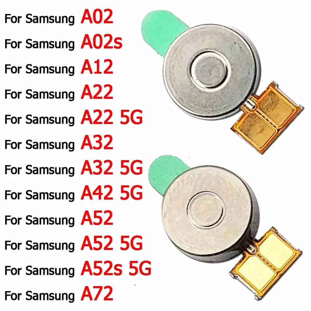 Vibrator Motor For Samsung Galaxy A32 A42 A52 A52s A72 5G A02 A02s A12 A22 Ringer Vibration Repair Replacement Spare Parts