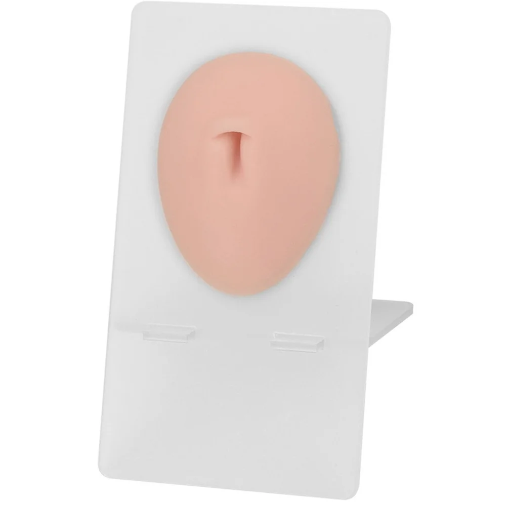 

Silicone Navel Practice Skin 3D Highly Simulated Navel Design Comfortable Touch Suitable Beginners Professionals