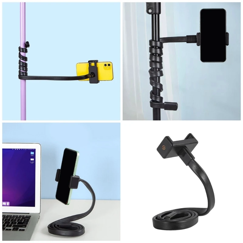 Cellphone Holder, Universal Mobile Phone Stand, Lazy Bracket, DIY Flexible Mount Stand for Phone Camera with 1/4 Thread 896C