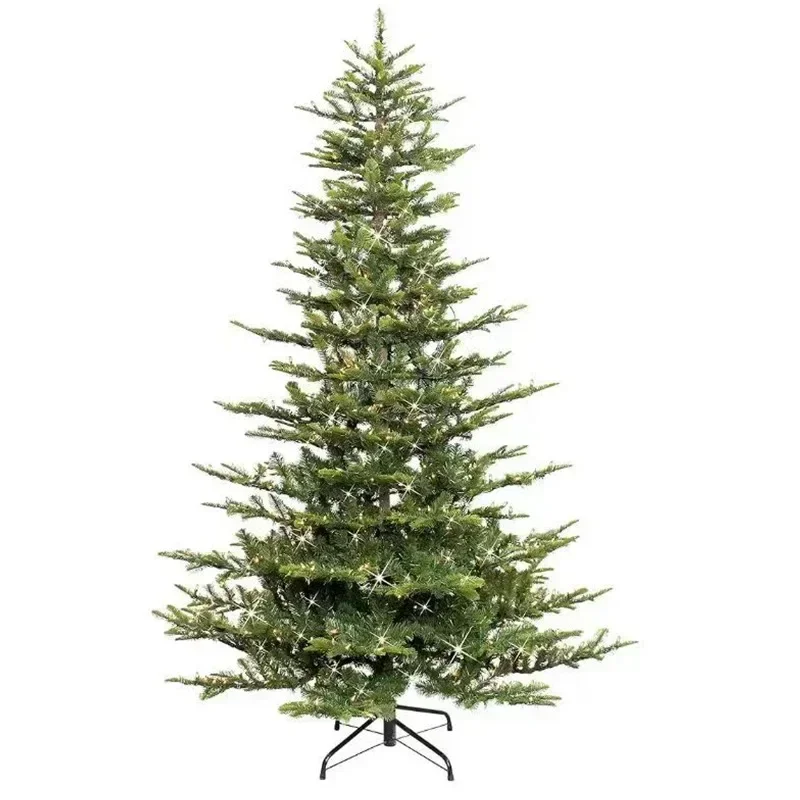 Artificial Layered Christmas Tree PE&PVC Christmas Tree with Embedded Led Lights Home Mall Christmas Ornaments Arbol De Navidad