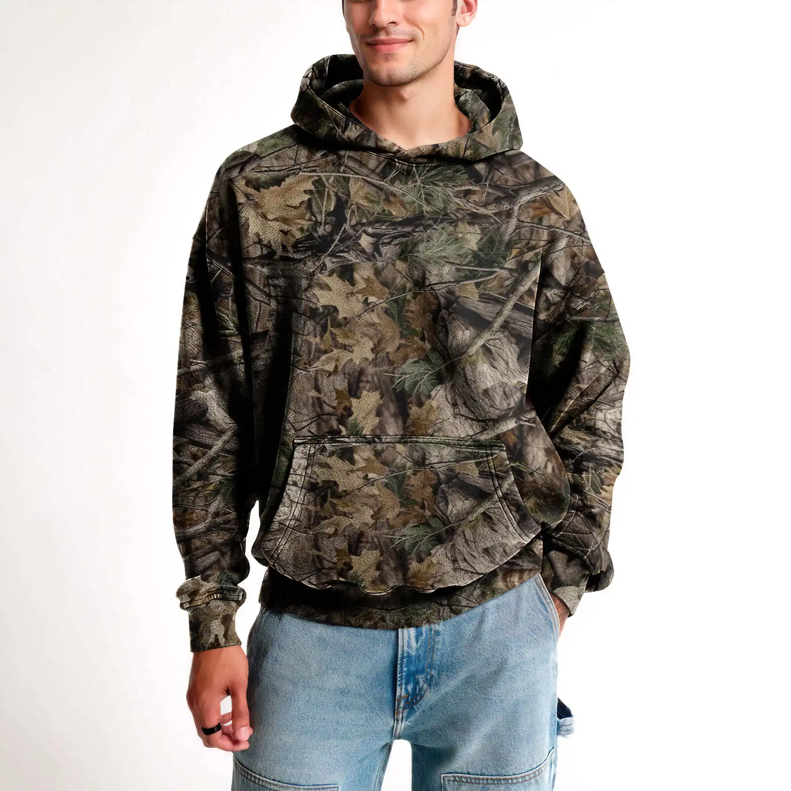 Classic and versatile fashion trend European and American cross-border cool and handsome high-quality long sleeved hooded sweats