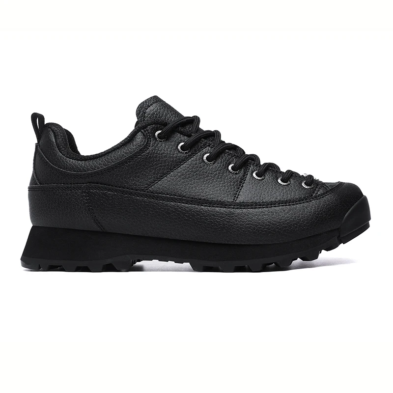 Trendy Leather Shoes Hiking Men Walking Sports Luxury Brand Climbing Hunting Camping Sneakers Mountain Outdoor Boots Waterproof