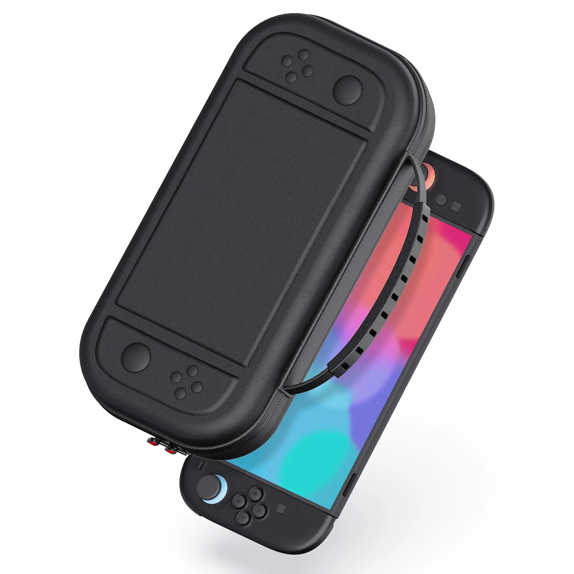 

Портативный футляр для переноски Nintendo Switch 2 (2025) – Жесткий дорожный кейс с карманами для мелких аксессуаров и игровых картриджей