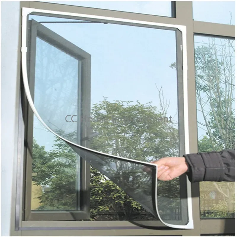 Bedroom Window Mosquito Nets Insect Fly Screen Curtain Indoor Anti Mosquito Fly Bug Mesh Mosquito Nets Insect Screen Repair Tape