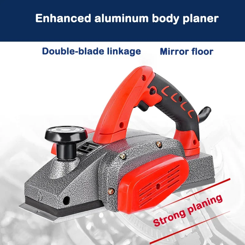 Multifunctional Power Tool Woodworking Portable Planer Upgrade Mirror Grade Aluminum Body Electric Planer Enhanced Planer 220V