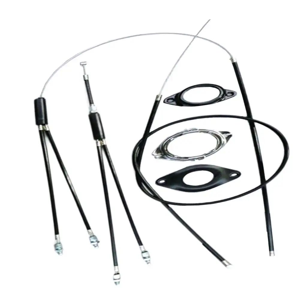BMX Gyro Brake Cables (Complete Set) Front and Rear (Upper and Lower) Spinner Rotor,BMX bike Gyro System Brake Cables Full Set