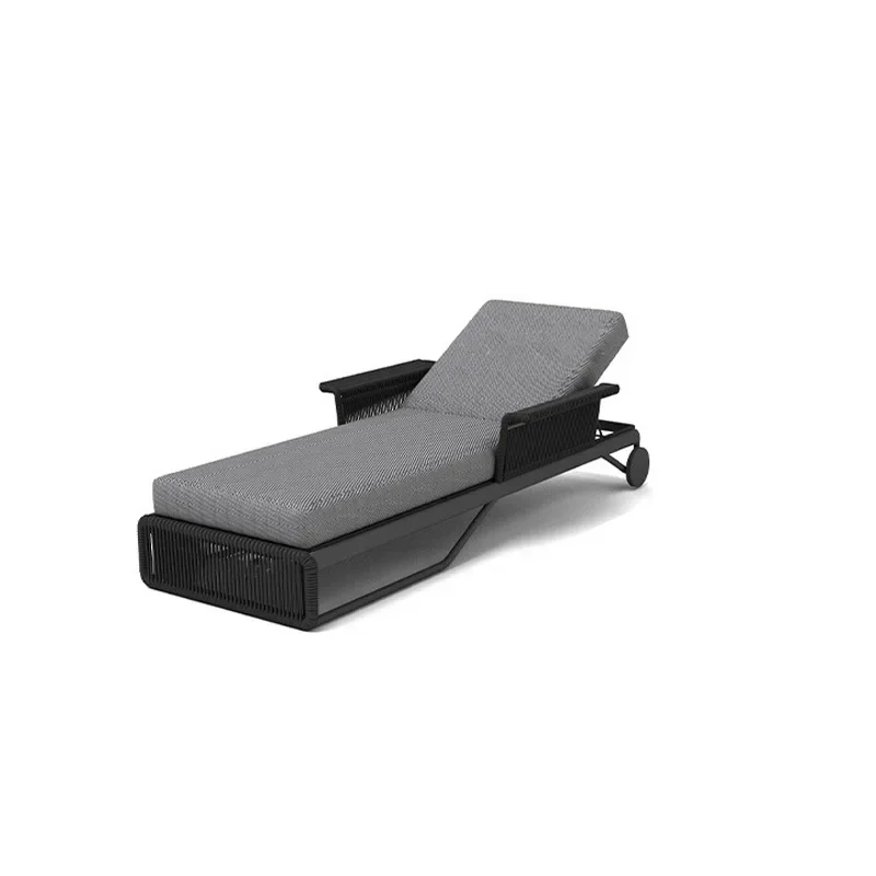 Factory Direct Compatible With Outdoor Modern Simple Sofa Chair Garden Courtyard Open-air Rain and Sun Protection