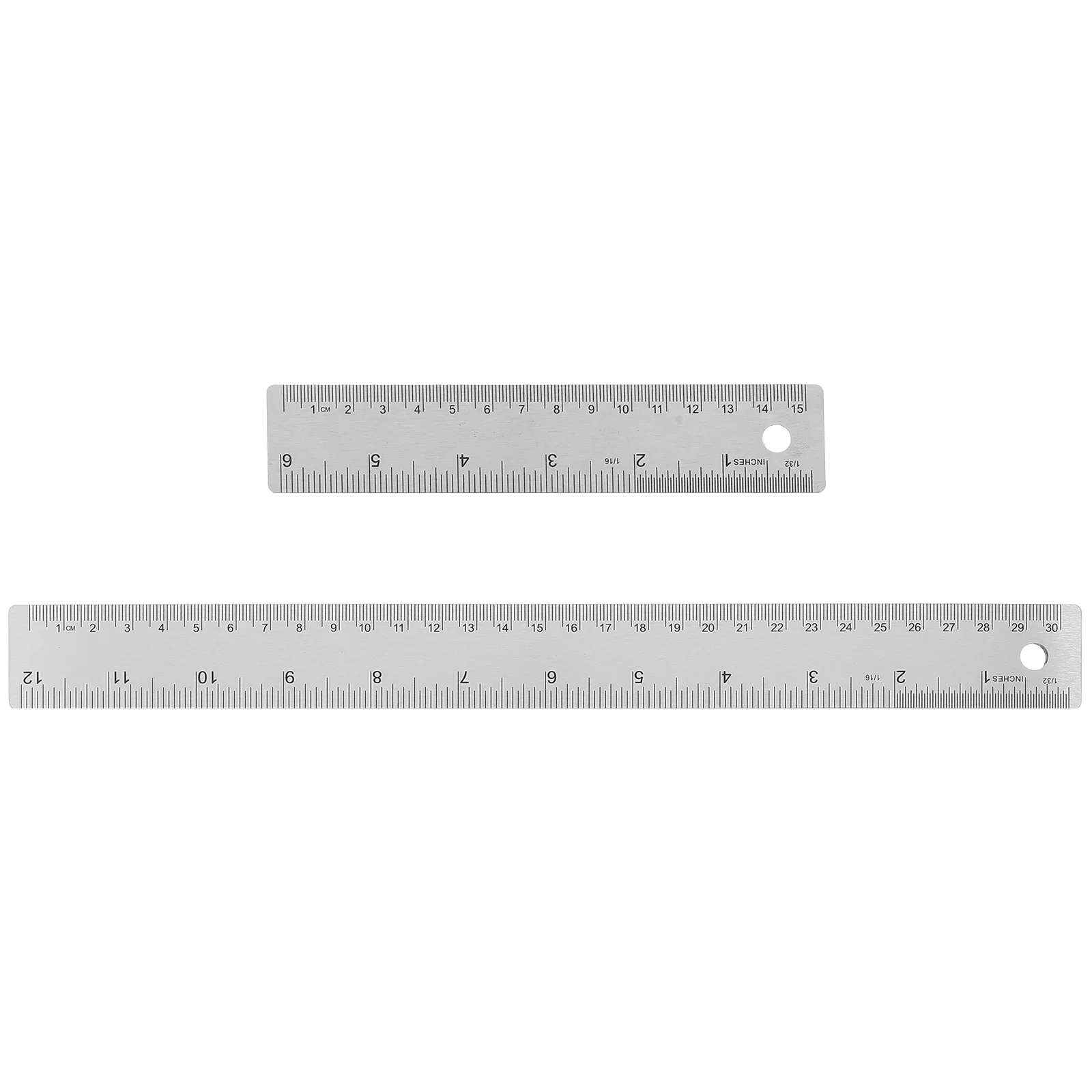 

4pcs Stainless Steel Straight Ruler 30Cm Cork Backed Precision Measuring Tool For Drawing Math Geometry Architecture Student