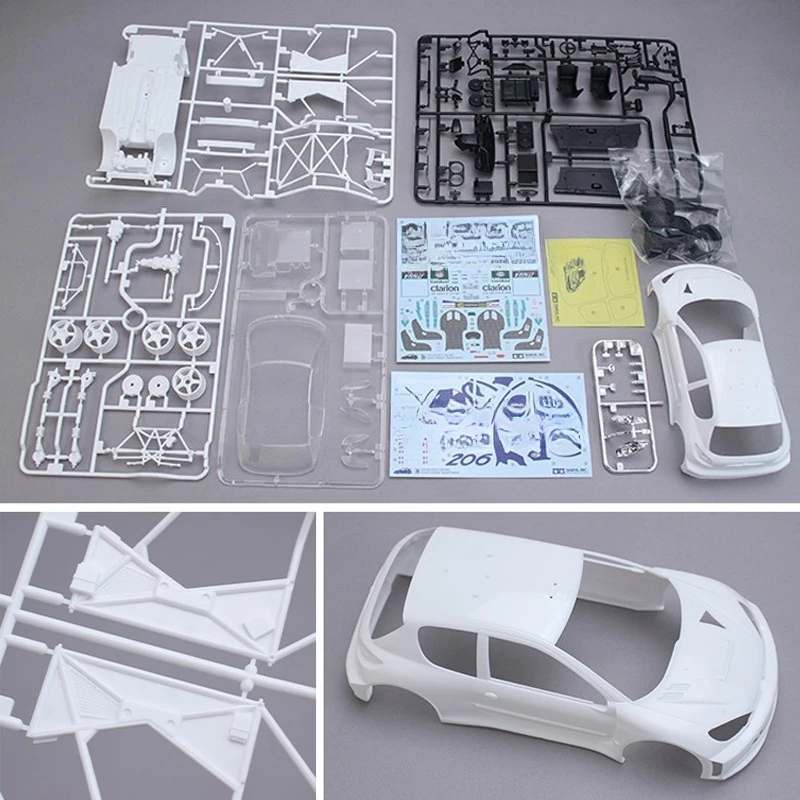 

TAMIYA пластиковая сборка, масштабная модель автомобиля, комплект 24221 206, раллийный автомобиль WRC, коллекция игрушек «сделай сам»