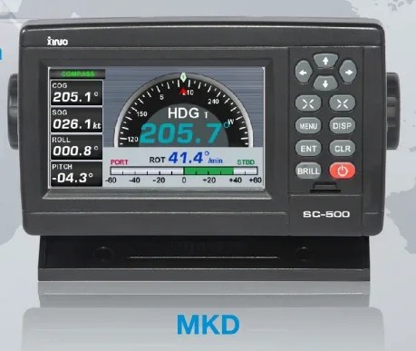 

Maritime electronics XINUO GPS digital compass marine SC-500 with 5" display GPS compass antenna junction box NMEA0183 NMEA2000