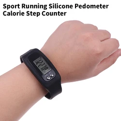 Podómetro deportivo para correr, contador de pasos para caminar, contador de calorías de distancia, rastreador Digital LCD, pulsera de reloj de Fitness