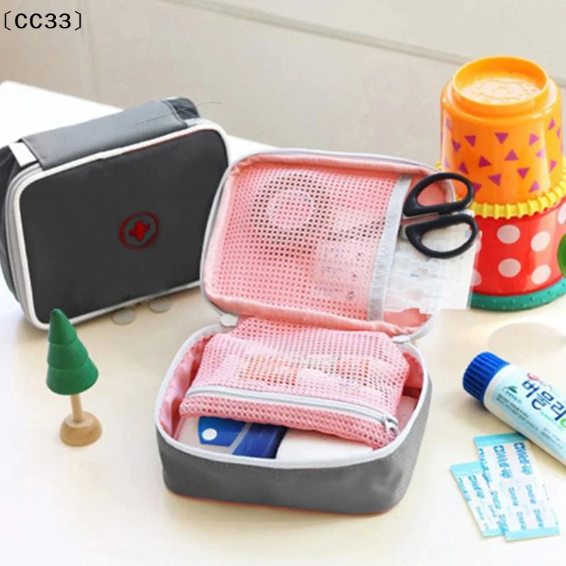 1PC-Portable Emergency Medical Bag First Aid Storage Box For Household Outdoor Travel Camping Equipment Medicine  Kit〔CC33〕