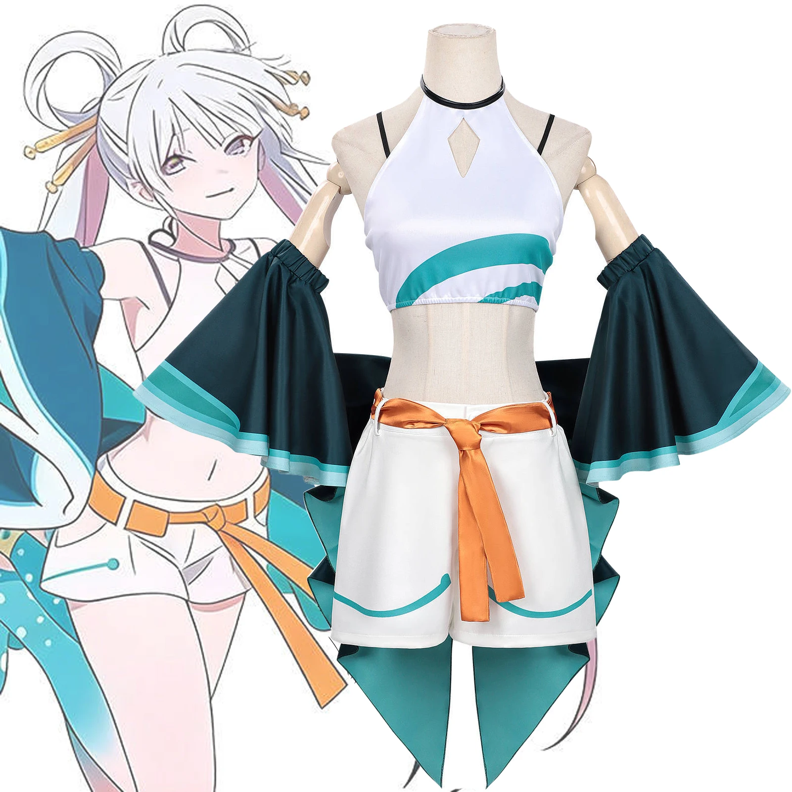 

Yachiyo Runami Cosplay Costumes Daily Wear Anime Cosmic Princess Kaguya! Role Paly Uniform Party Outfit For Women