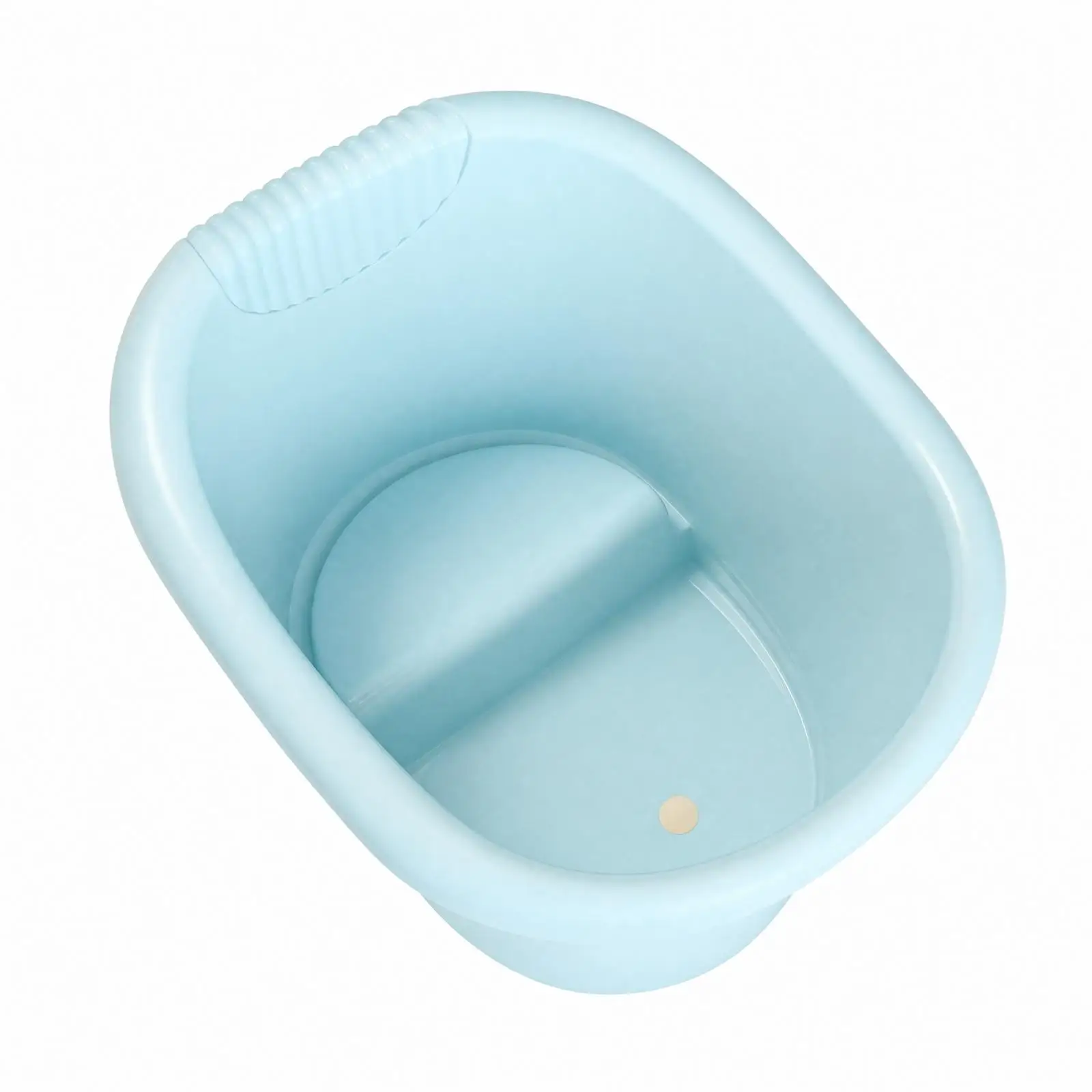 Stable Toddler Bath Tub with Anti Slip Base and Textured Rim for Hassle Free Bathing
