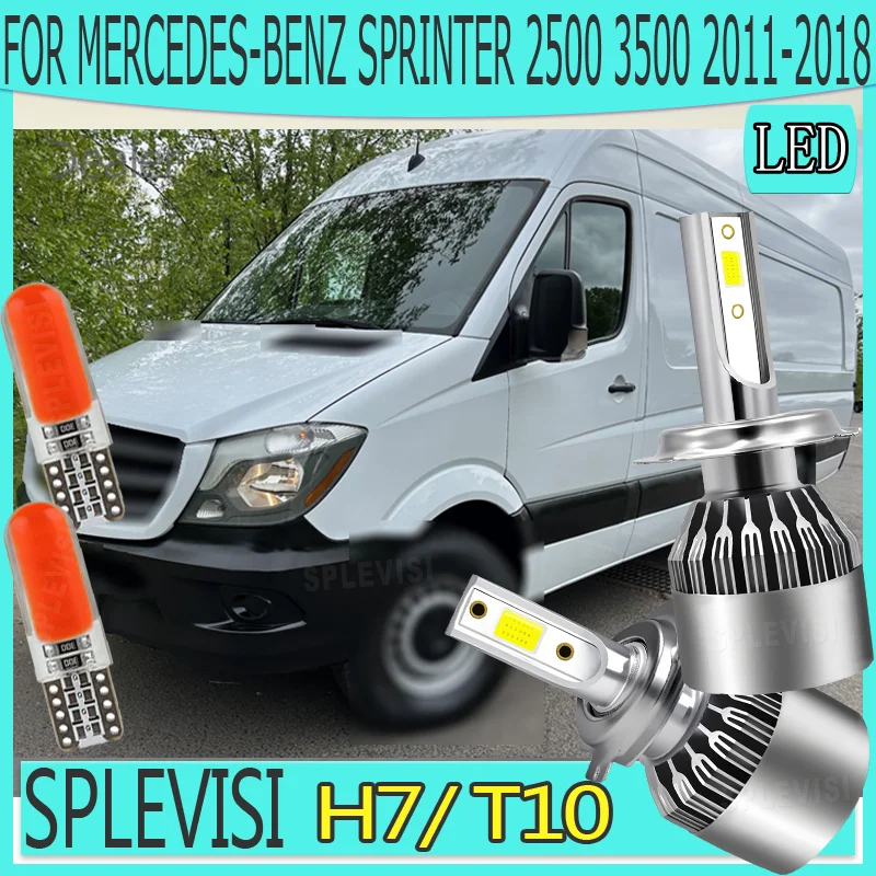 

warranty Durability Energy-Saving Instant On LED Headlight For Mercedes-Benz Sprinter 2500 3500 2011 2012 2013 2014 2015-2018