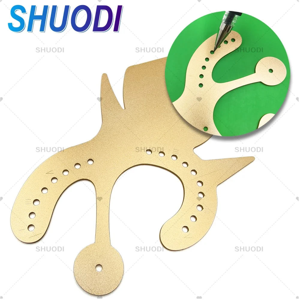 1 قطعة متعددة الوظائف الأسنان المطاط السد لكمة ثقب مجلس المطاط السد أداة سبائك الألومنيوم أداة تبييض الأسنان #6