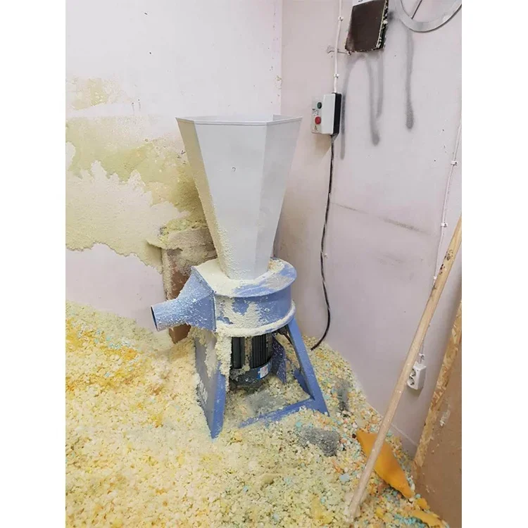 

4KW Electric Plastic sponge foam chip crusher machine with Factory production