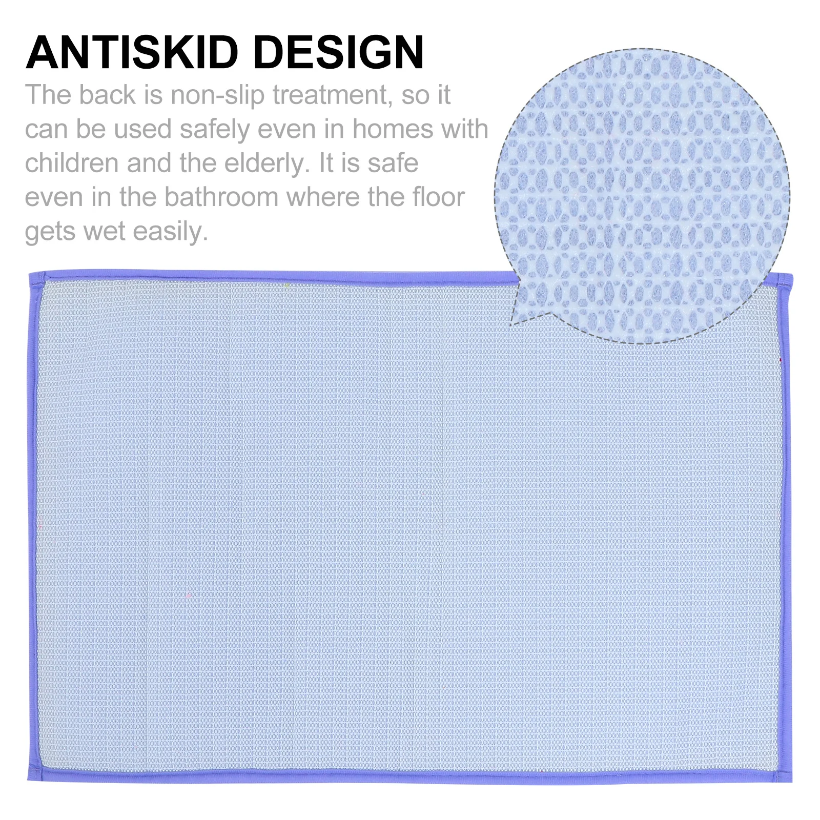 

1Pcs Anti-Slip Doormat Long-Lasting Safe Use Non-Slip Bottom Surface Great Gift for Friends Families Entrance Bath Mat