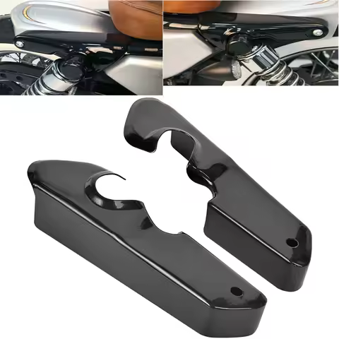 Motorcycle Gloss Black Short Rear Fender Mudguard Support Bracket Turn Signal Struts For Harley Sportsters XL 883 1200 48 72