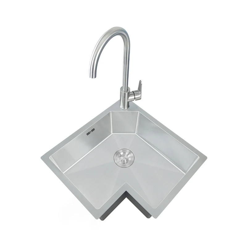 304 Stainless Steel Triangle Five-Corner Basin Balcony Hand Washing Wash Basin Shaped Pool