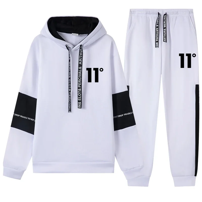 

Quality Daily Men's Tracksuit Autumn Winter Hot Sale Casual Hooded Outdoor Sports Single Piece Sweatshirt And Sweatpants Comfort