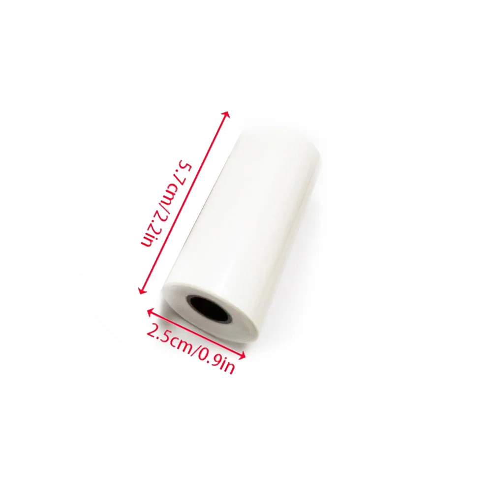 Transparent Adhesive Thermal Paper Can Print Pictures, Photos, DIY Scrapbooking, Notes, Lists, Small Mini Printer Universal