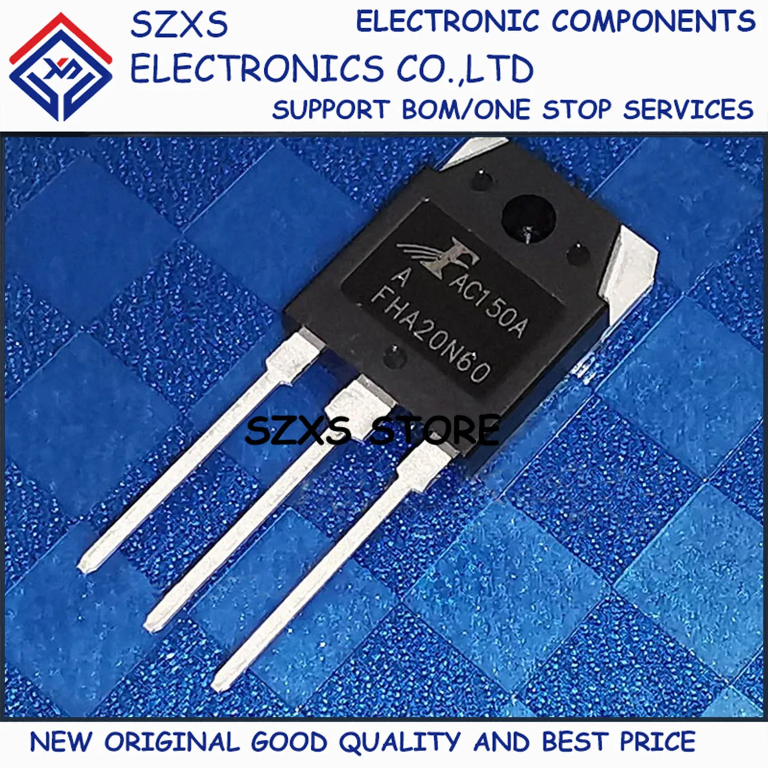 

New Original 10Pcs FHA20N60 TO-3P 600V 20A MOSFET Field-effect Transistor In Stock Electronic Components Good Quality