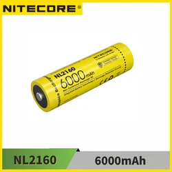 NITECORE NL2160 6000mAh Rechargeable Li-ion Battery 21700