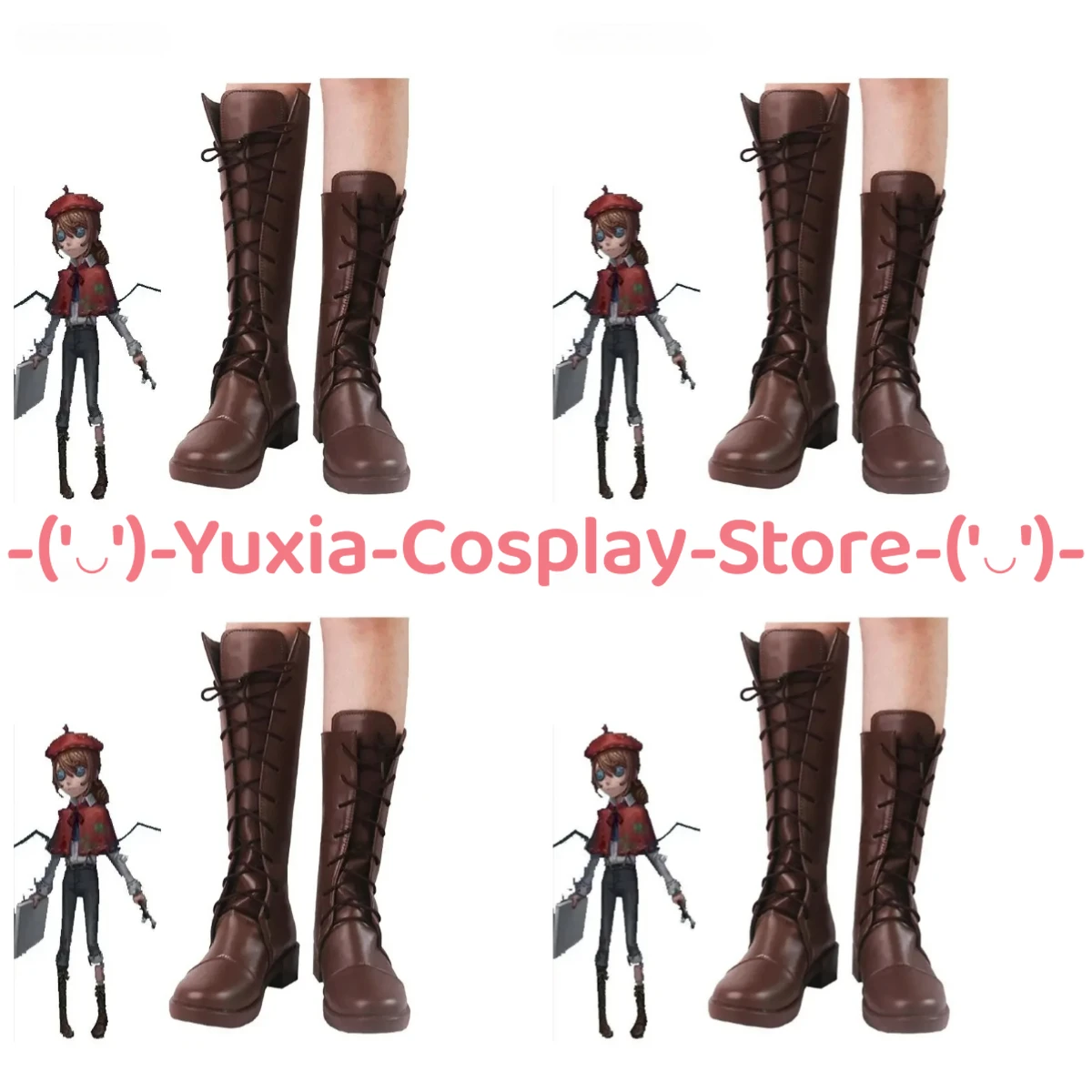 

Юксиакосплей! Identity V Painter Обувь для косплея Аниме Игровой персонаж Опора Сапоги из искусственной кожи Хэллоуин Карнавальный костюм для вечеринки