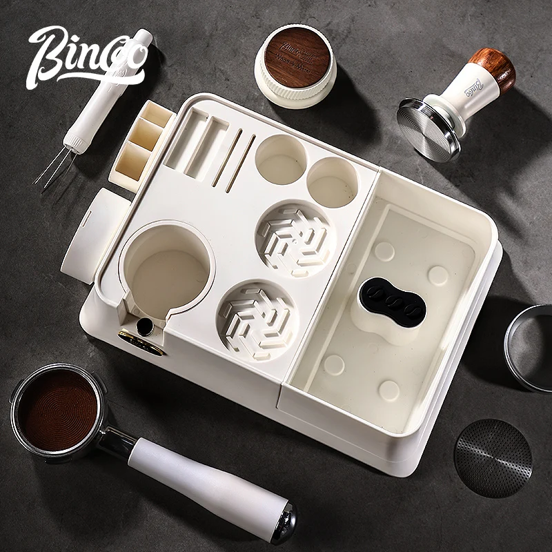 

Bincoo Coffee Pressing Foundation Make-Up Seat Filling Seat Washable Espresso Tamping Station Household Barista Storage Box