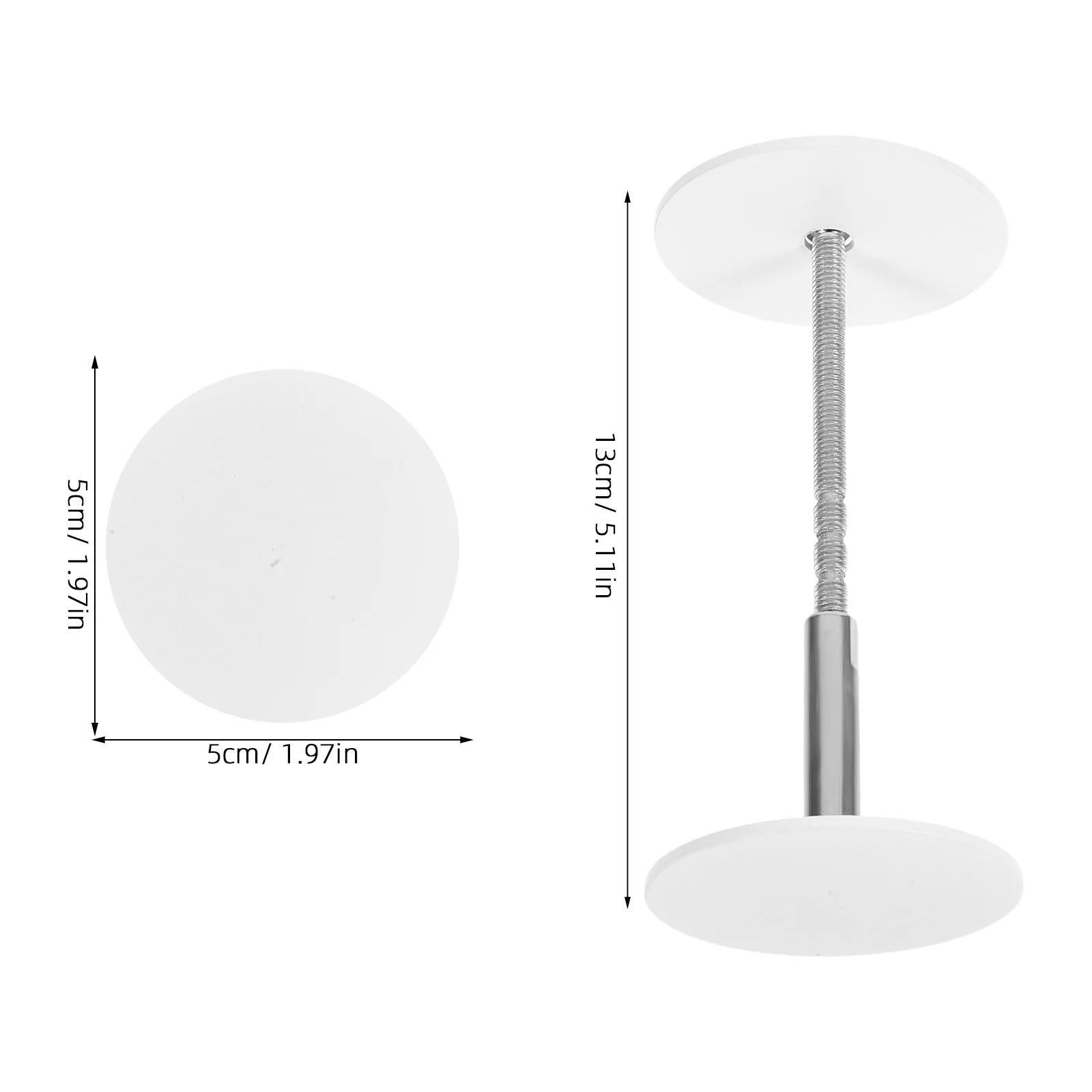 الفولاذ المقاوم للصدأ مقبض الباب ثقب المفتاح قفل غطاء الطبق 50 مللي متر حشو دائري لثقوب مقبض باب الأمان مع مسامير وشملت #3
