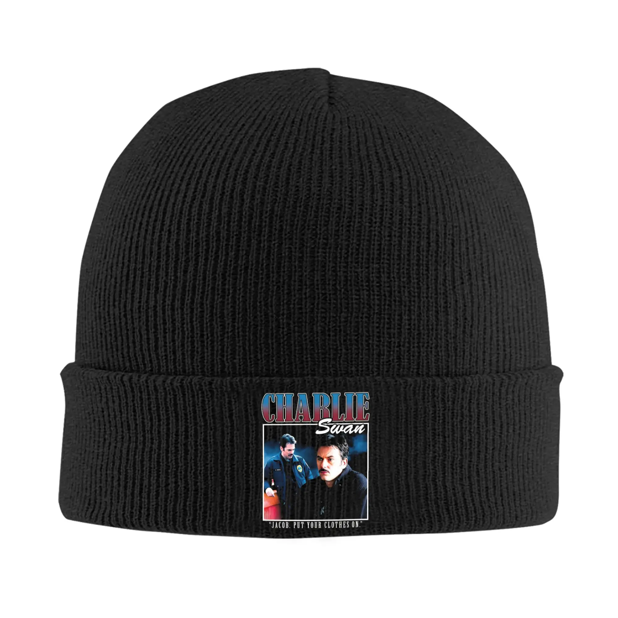 Charlie Swan Movie Vampire Knit Hat Beanie Winter Hat Warm Acrylic Street Romance Classic Cap for Men Women  Gifts