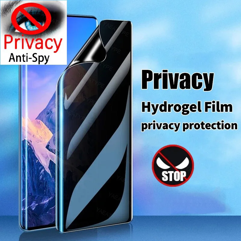 Protector de pantalla de película de hidrogel de privacidad para OPPO Find X 2 3 5 X2 X5 X3 X6 X7 Ultra Pro Neo