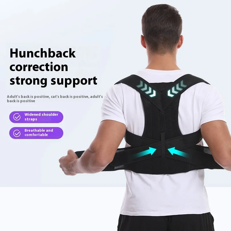 

Universal Correcting Hunchback Belt for Men And Women Breathable Back Support Inner Wear with Open Back And Chest Design