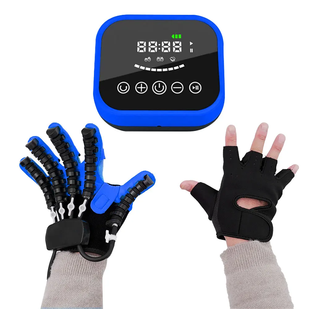 Intelligent Massage Gloves Robot Rehabilitation Gloves for Stroke Hemiplegia Hand Function Recovery Finger Trainer Hand Exercise