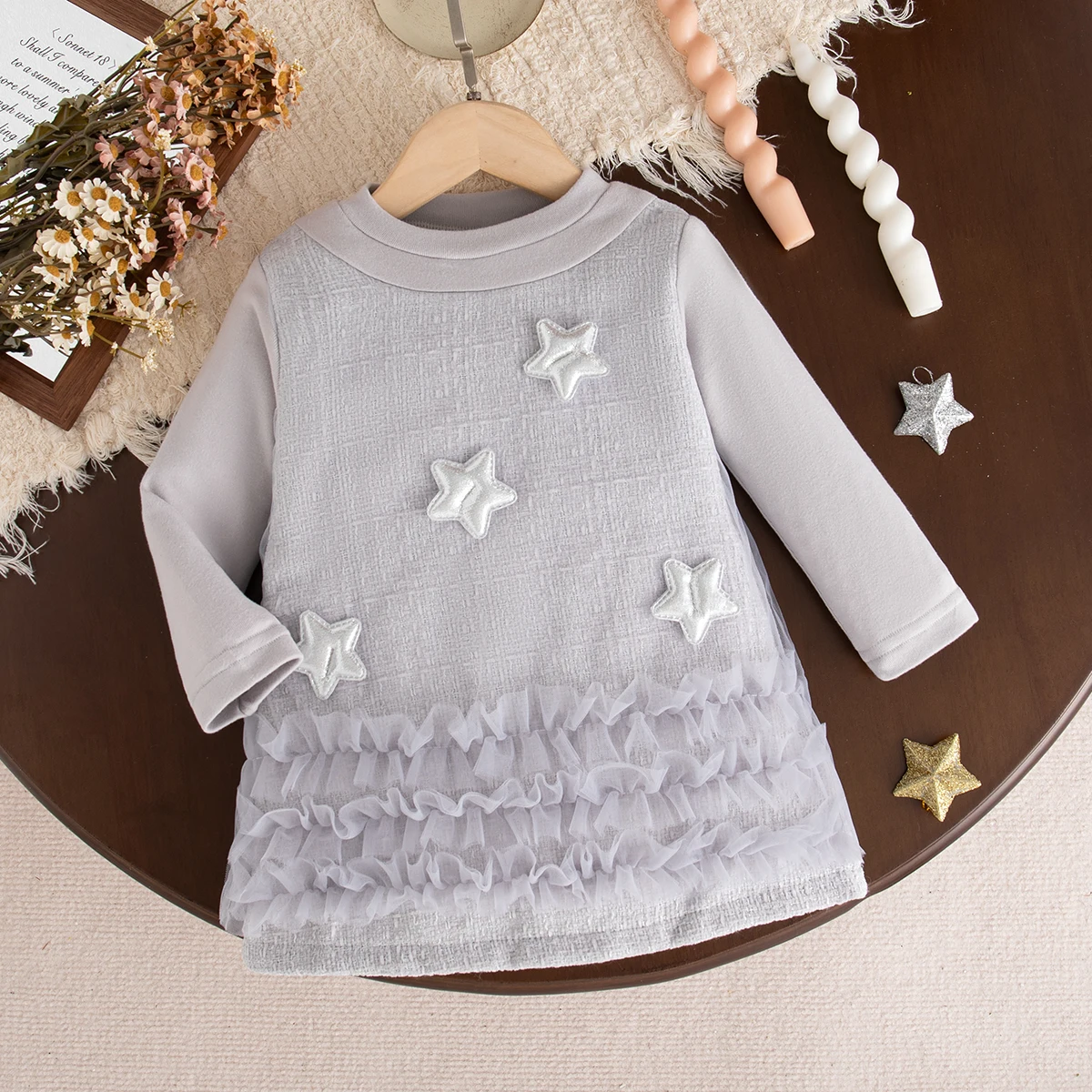 ชุดเดรสเด็กผู้หญิงฤดูใบไม้ผลิ/ - Baby Clothing Dresser บทวิจารณ์และราคา