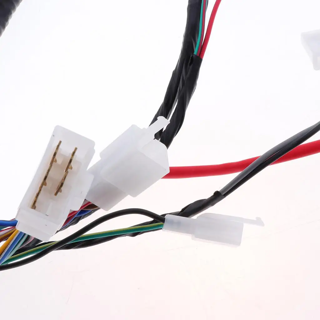 

Electric Motorcycle Harness Wire Assembly Durable Copper Loom for Scooter 139qmb Electric Bundles