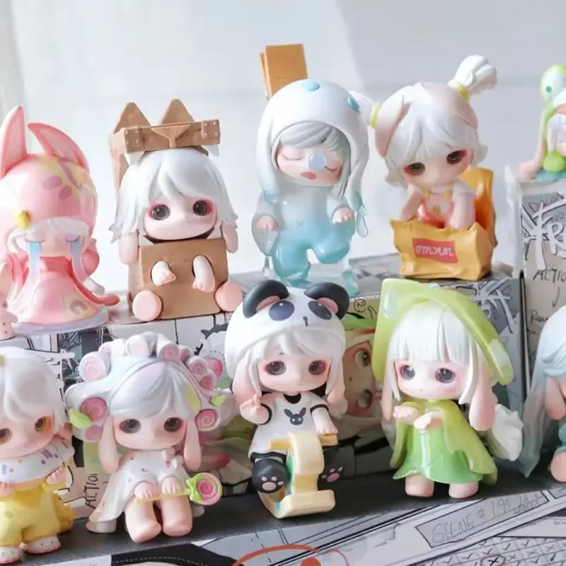 

Genuine Rabeea I'M Not A Weird Kid Series Blind Box Cute Girls Anime Figure Toys Gift Desktop Model Mystery Box Girl Decorate
