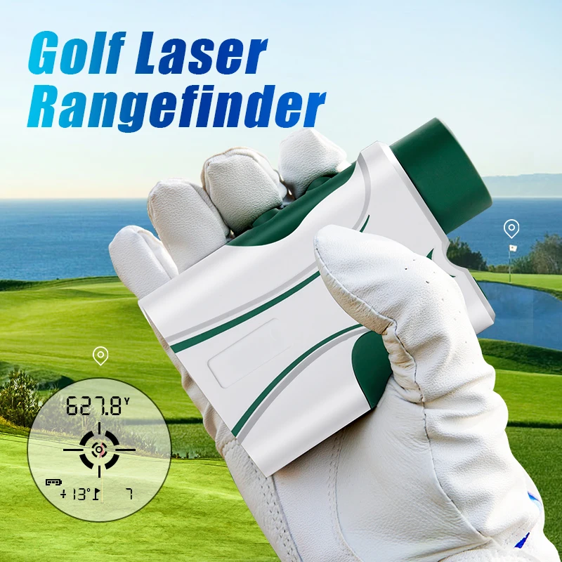 

R-Series Highly Transparent LCD 600M/1000M Laser Rangefinder Slope, Flagpole Lock Vibration for Golf, Surveying, Hunting