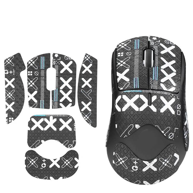 Wireless Mouse Grip Lape Skate Handmade Sticker For GPW4 For Logitech G PRO X SUPERLIGHT 2 Dex Non-Slip Lizard Skin Suck Sweat