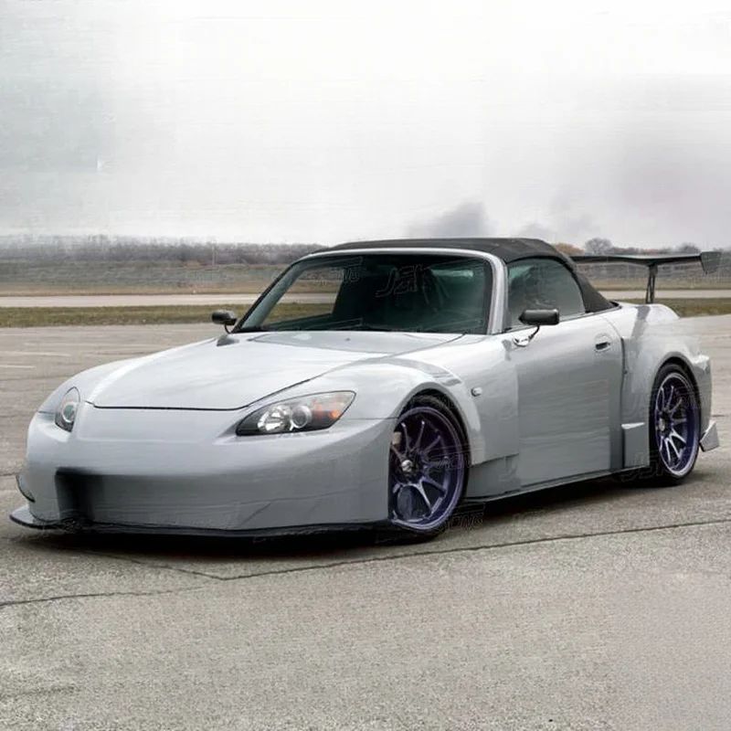 High Quality AMUSE Style Glass Fiber Full Body Kit Exterior Facelift Upgrade Accessories Fit For S2000 AP1 AP2 2000-2008 Profess