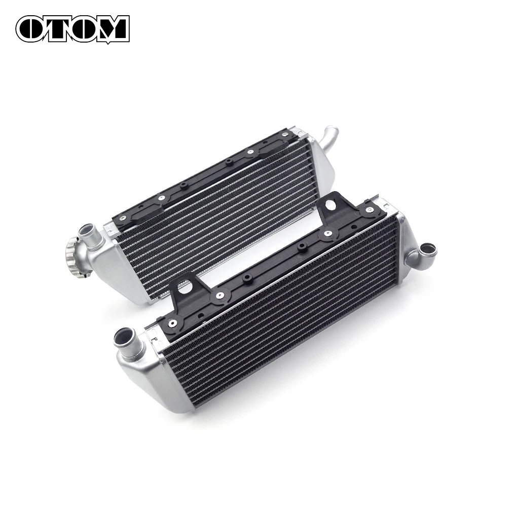 OTOM-Radiador de motocicleta para KTM SX XCW TPI XC EXC TC TE TX MC EC 125 150 250 300, Enfriador de tanque de agua de aluminio izquierdo y derecho