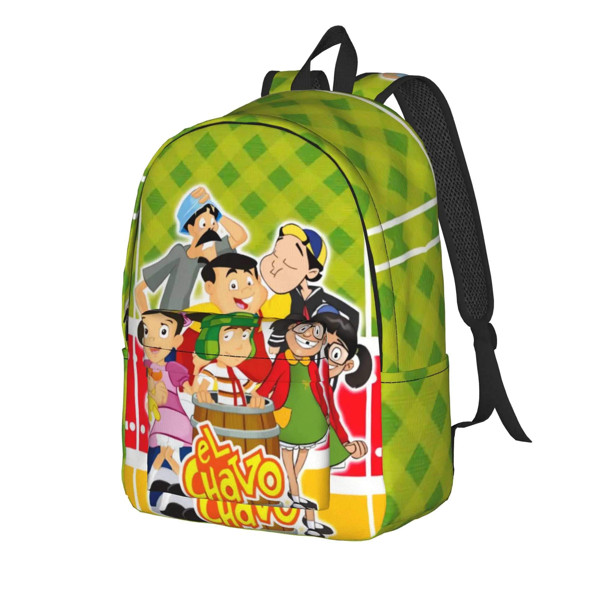 El Chavo Del Ocho Backpack Leisure Backpacks Youth Camping Durable School Bags Colorful Rucksack