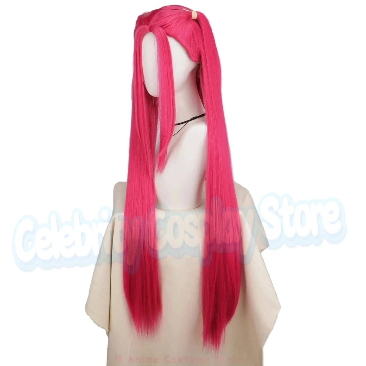 Peruki KPOP Demon Purple Braid do Cosplay dla Dzieci, Anime Kpop Singers Grube Peruki Kostiumowe z Długimi Fioletowymi Warkoczami Hall