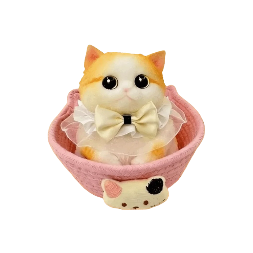 Funny Soft Squishy Cat Toy Slow Rebound Large Squishy Kitten Toy Small Pinching Cat Fidget Toy Holiday Present